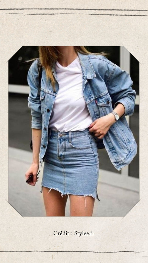 Absolème porter la veste en jean