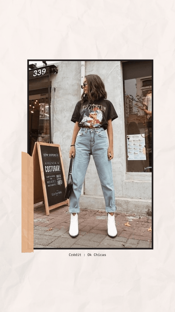 Absolème look tendance avec un jean