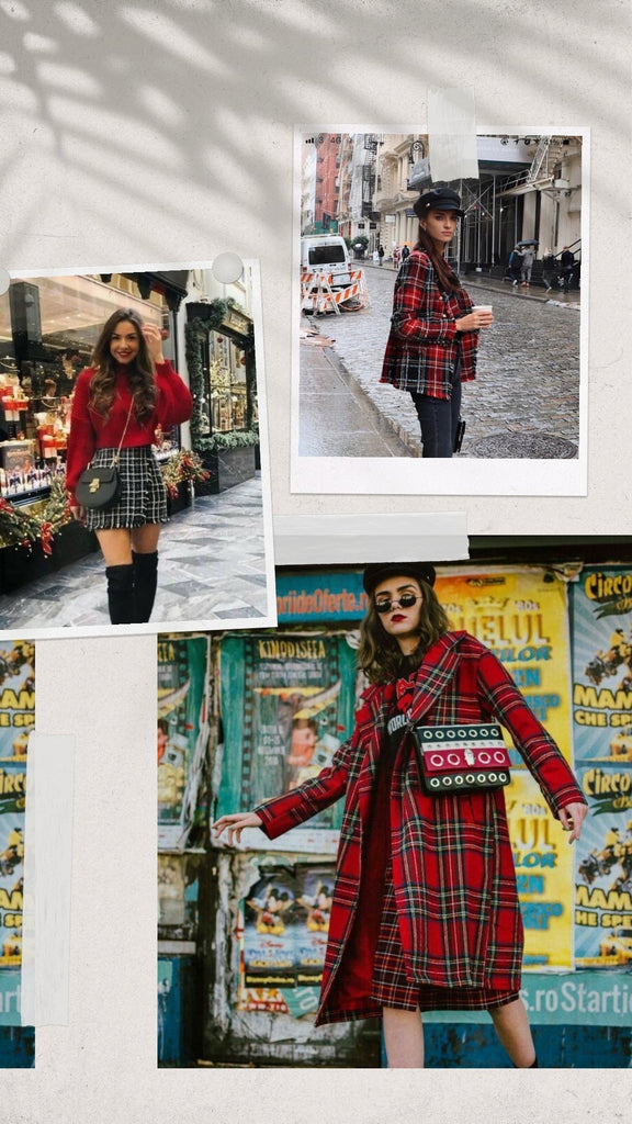 Absolème porter le motif tartan