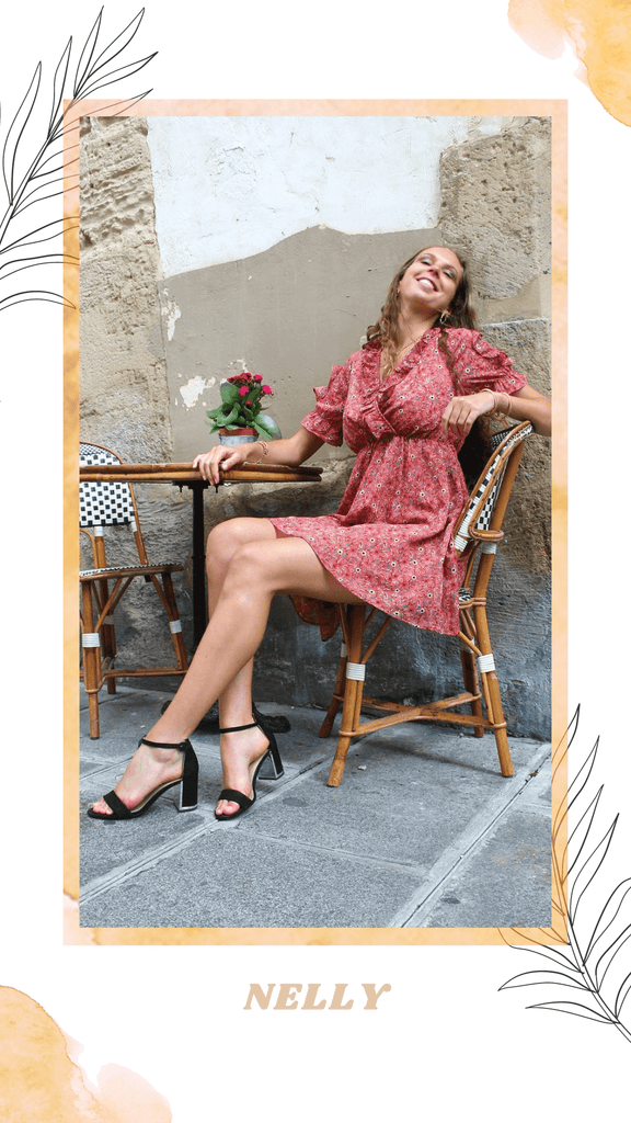 Absolème robe demoiselle d'honneur rose