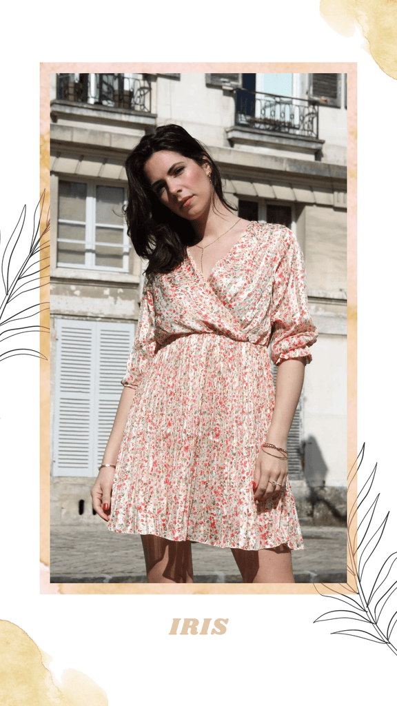 Absolème robe demoiselle d'honneur cache-coeur
