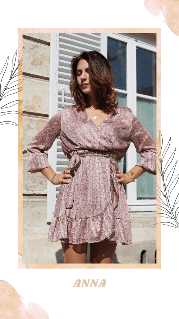 Absolème robe demoiselle d'honneur rose