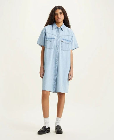 Absolème robe en jean oversize