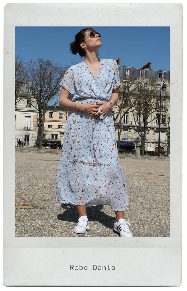Absolème comment porter la robe longue fleurie ?