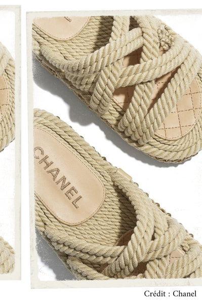 Absolème sandales femme en corde