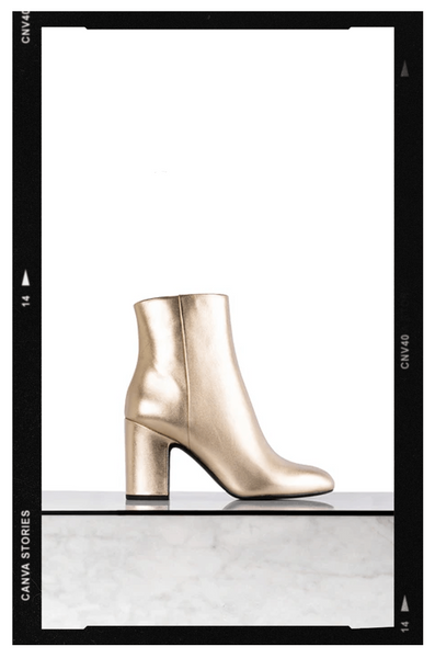 Absolème bottines dorées