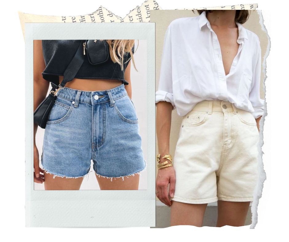 Absolème short en jean vintage