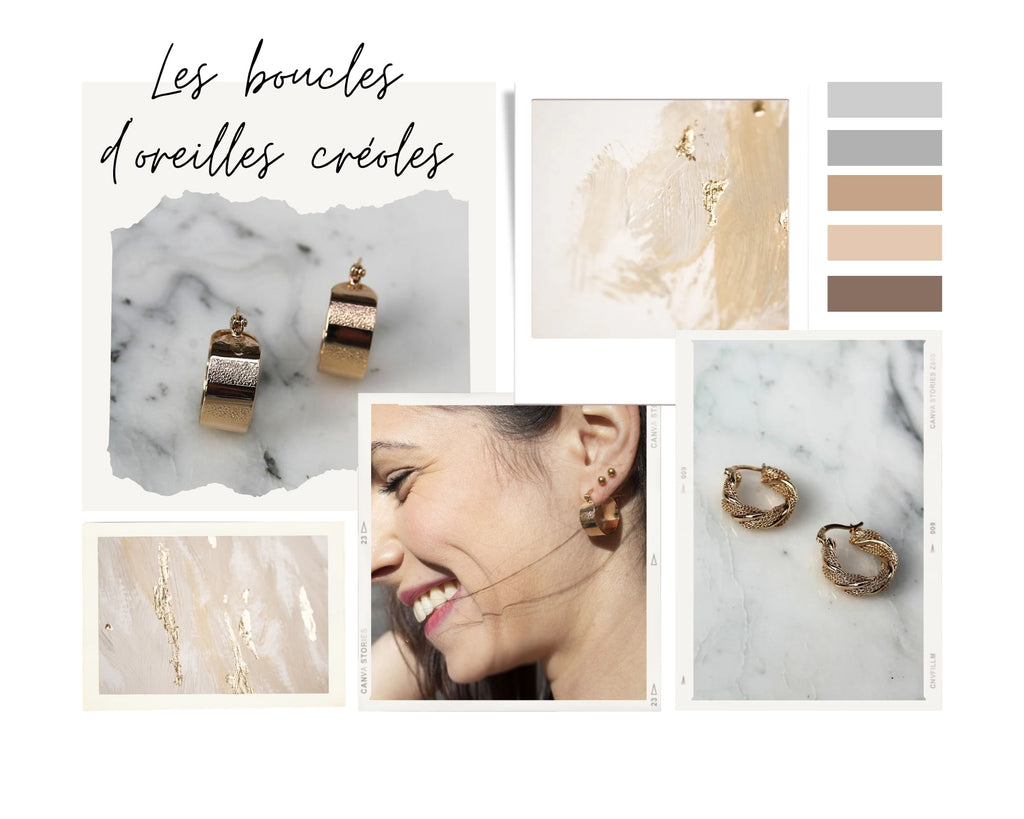 Absolème tendance boucles d'oreilles créoles