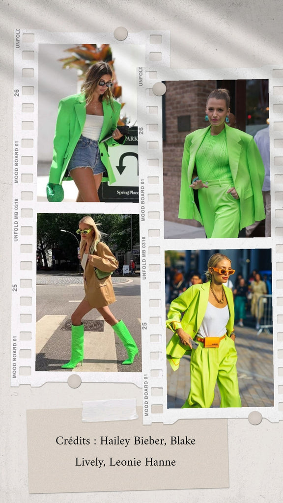 Absolème tendance mode look fluo