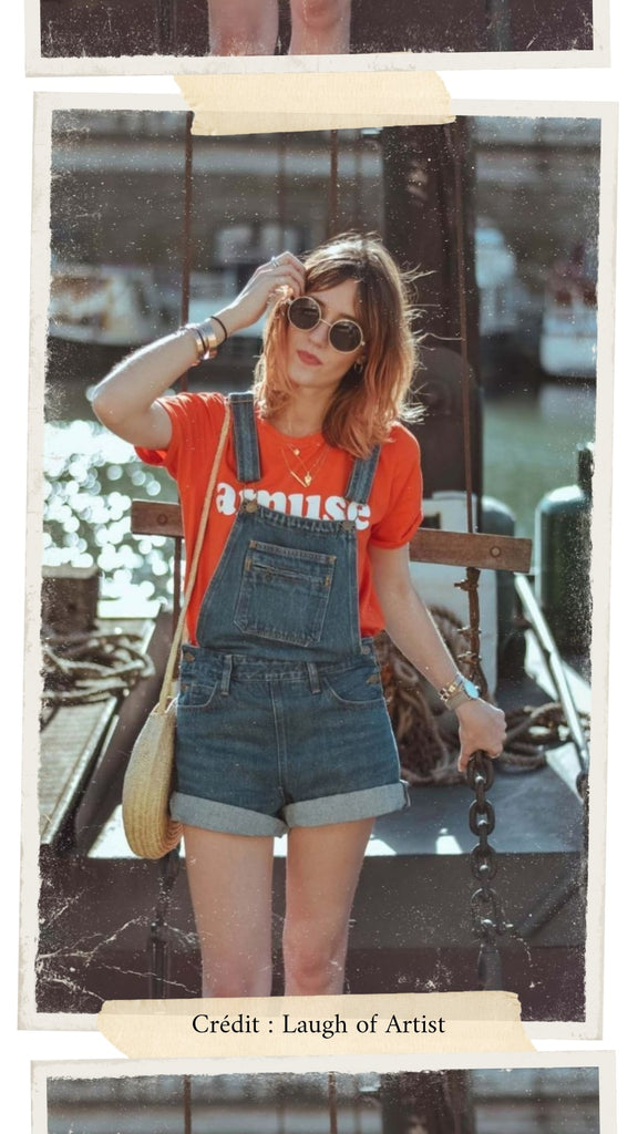 Absolème tendance mode salopette short