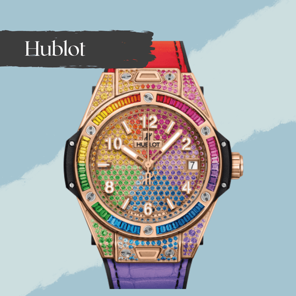 Absolème top 10 montres de luxe Hublot Big Bang Rainbow