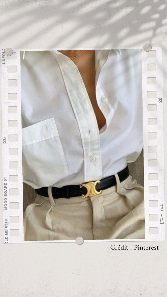 Absolème accessoires tendance ceinture en cuir