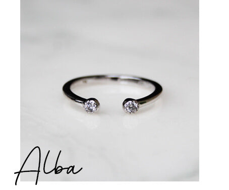 Absolème bague Alba argent 925 moins de 50 euros