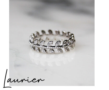 Absolème bague Laurier argent 925 moins de 50 euros