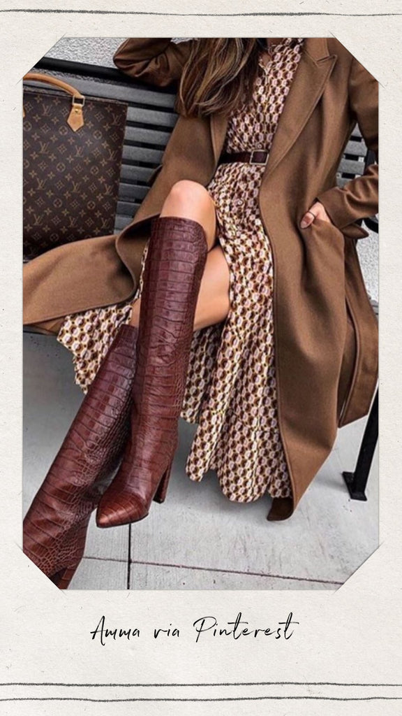 Absolème porter la robe longue en hiver