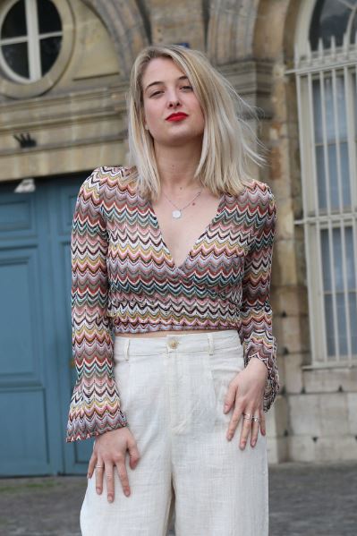 Absolème blouse en dentelle vintage bohème