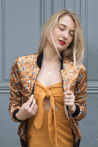 Absolème mode tendance velours bomber
