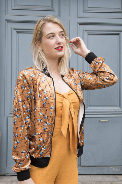 Absolème mode tendance velours bomber