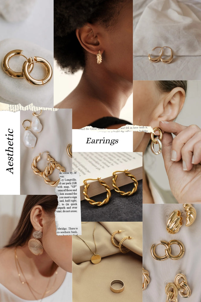 Absolème boucles d'oreilles cheveux courts
