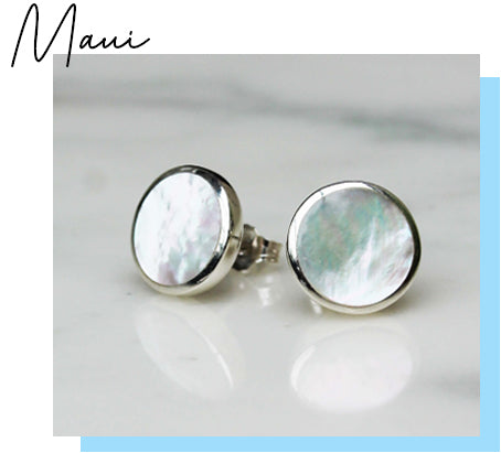 Absolème 8 boucles d'oreilles immanquables pour cet été Maui nacre