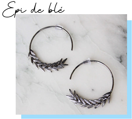 Absolème 8 boucles d'oreilles immanquables pour cet été Créoles épi de blé