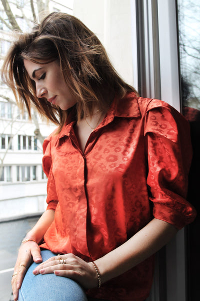 Absolème chemisier rétro tendance pour femmes