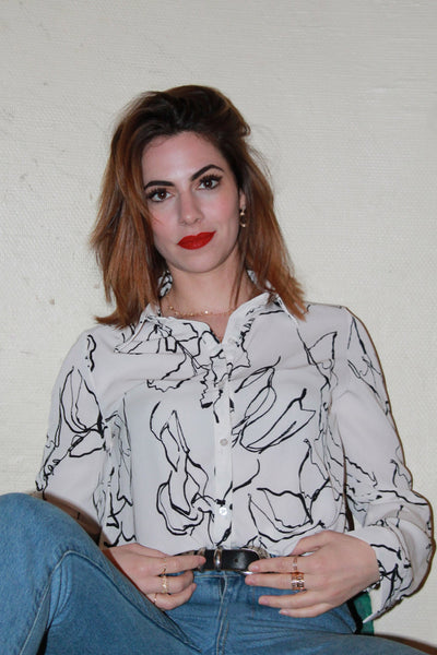 Absolème chemisier tendance minimaliste pour femmes