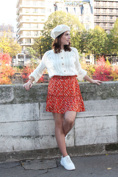 Absolème mini jupe taille haute tendance