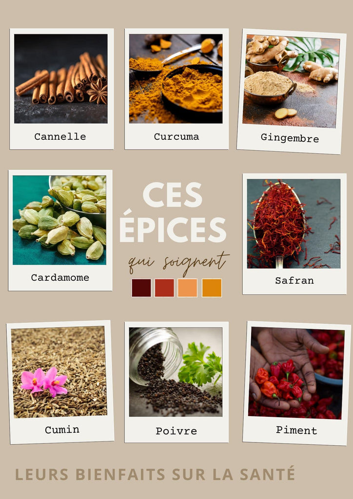 Absolème les bienfaits des épices sur le corps et la santé