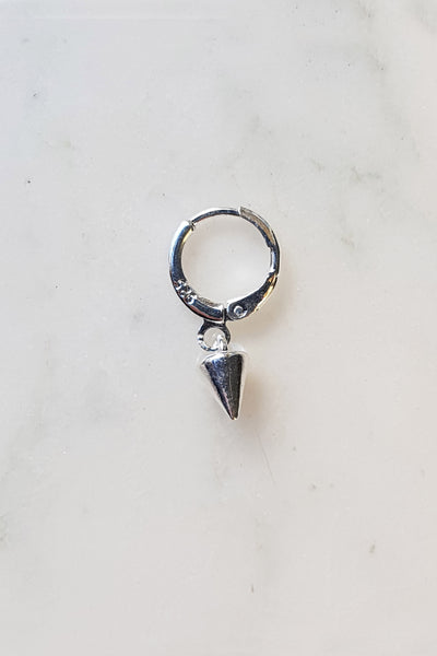 Absolème mini créoles argent 925 plaqué or