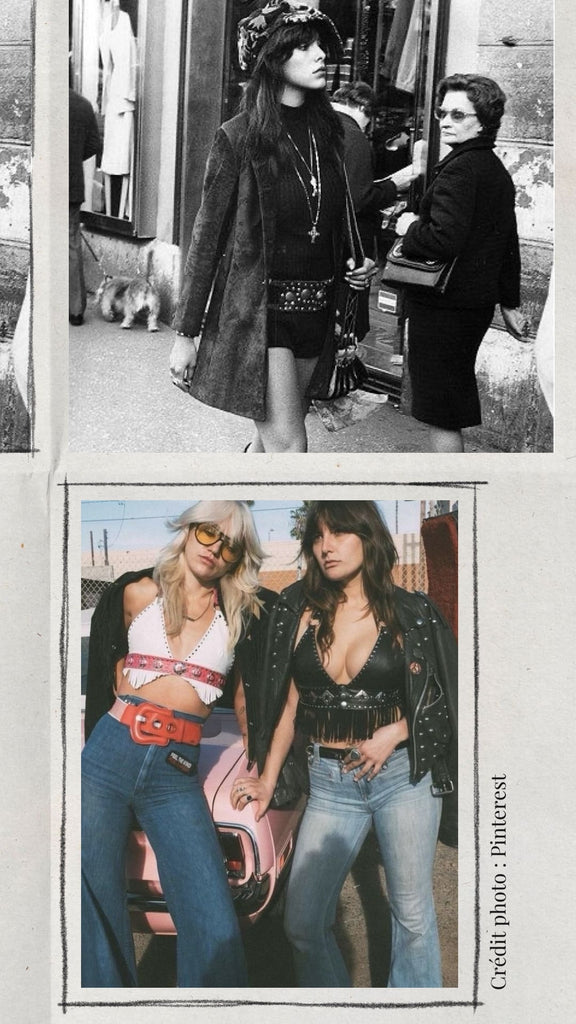 Absolème mode années 70 look punk