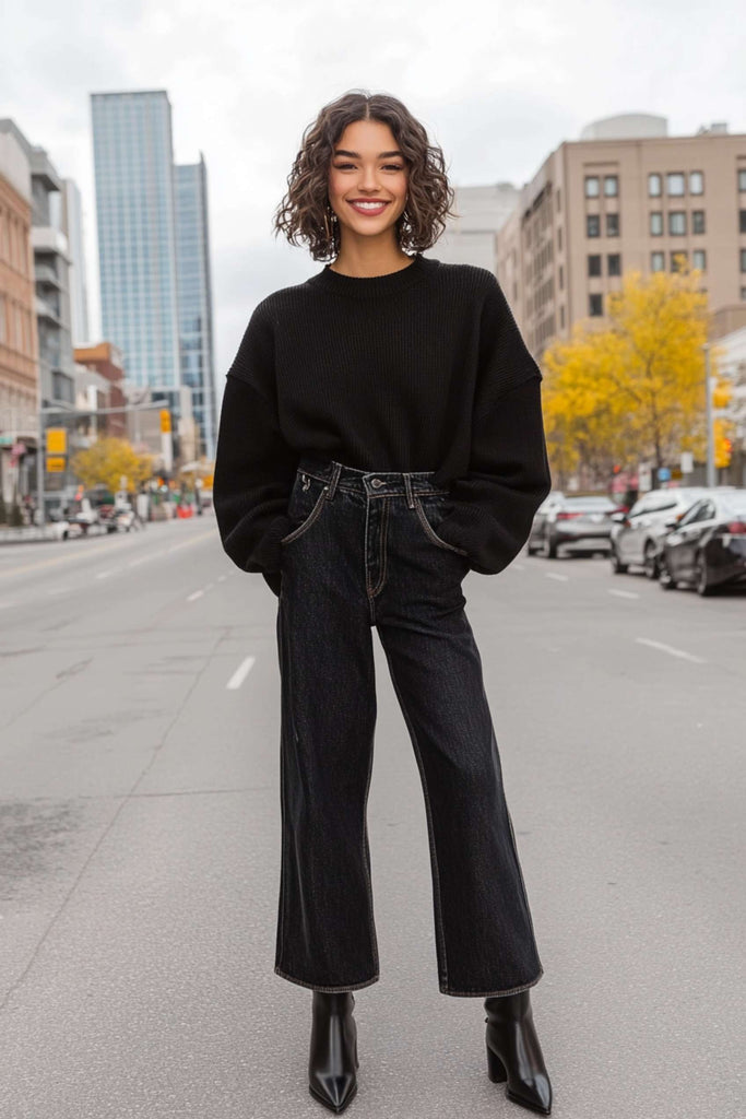 Absolème pantalon jean patte d'eph