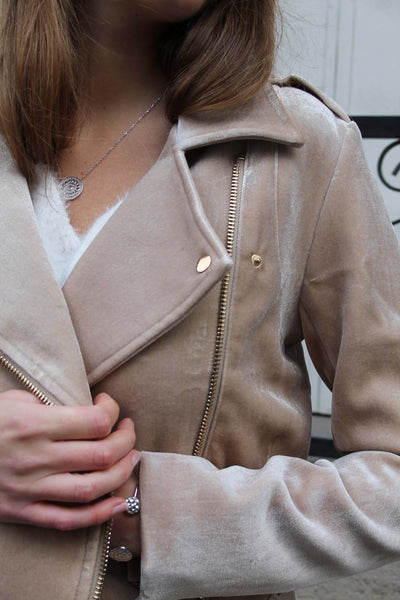 Absolème mode tendance velours perfecto beige