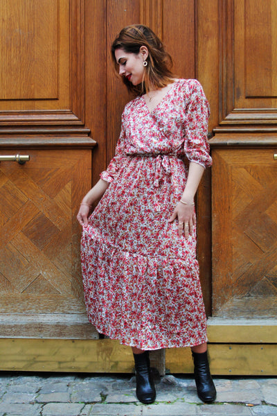 Absolème robe longue bohème à fleurs