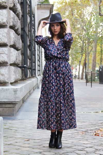 Absolème tendance robe longue bohème cache-coeur