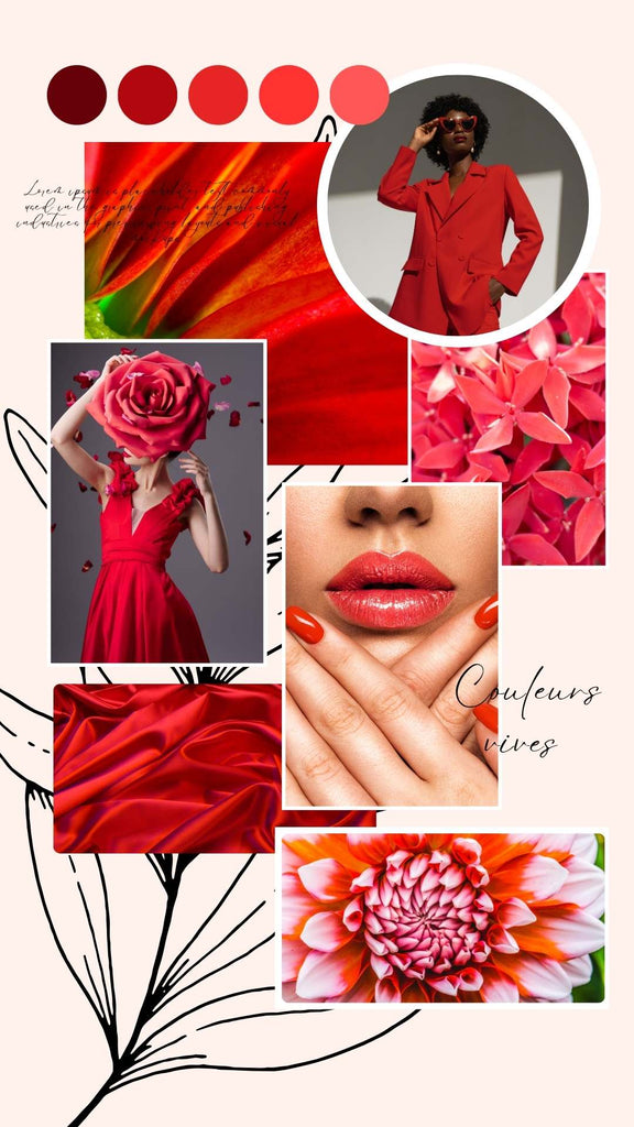 Absolème rouge vif couleur tendance