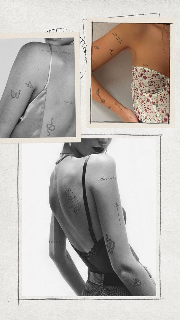 Absolème tendance tatouages petits motifs décoratifs