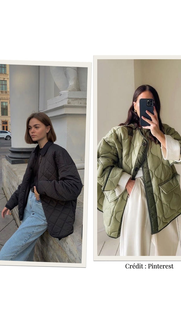 Absolème tendance veste matelassée vintage