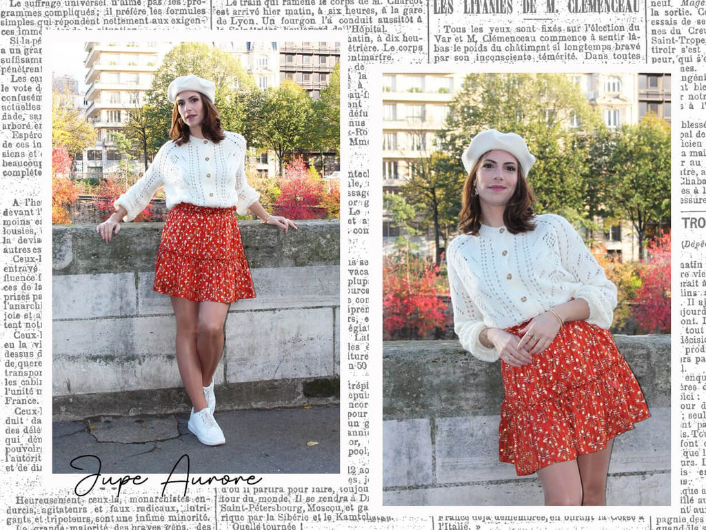 Absolème mini jupe taille haute
