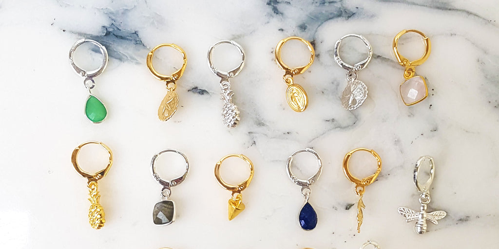 Absolème tendance bijoux mini créoles punk minimaliste