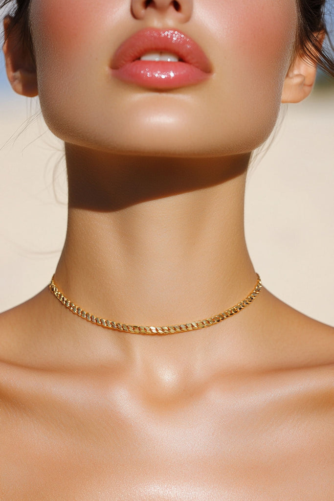 bijoux vintage collier maille