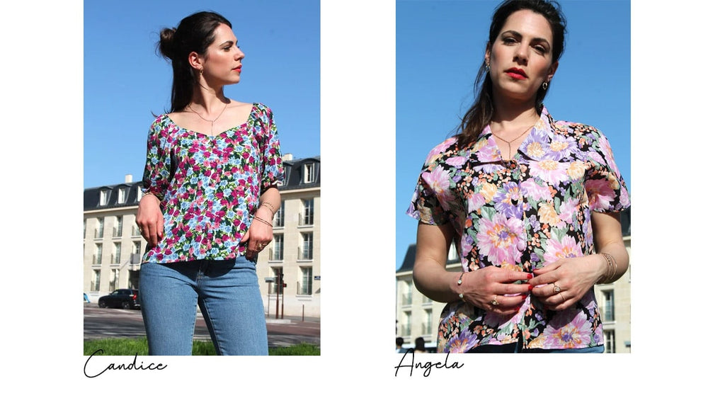 Absolème tops tendance à motifs fleuris