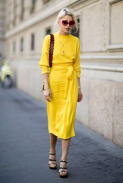 Absolème comment porter la couleur jaune ?