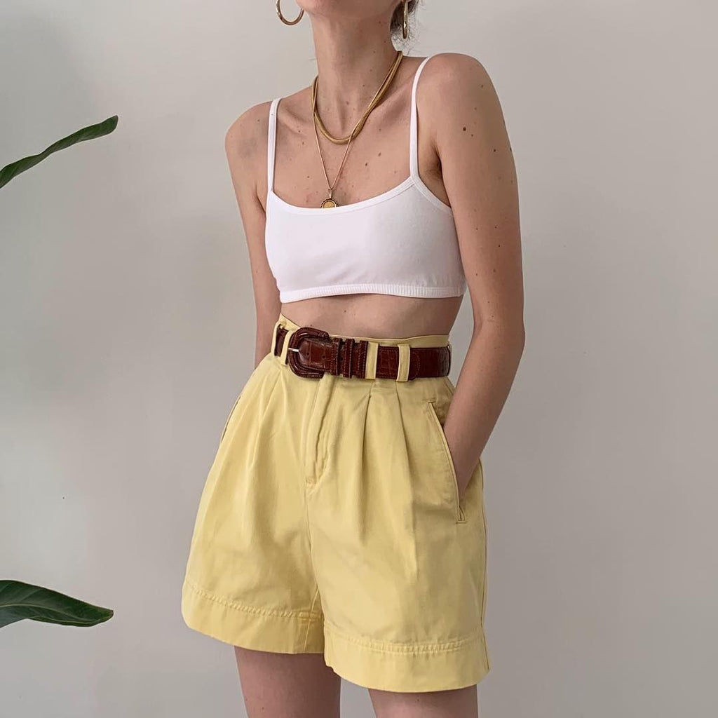 Absolème avec quoi porter un short taille haute ?