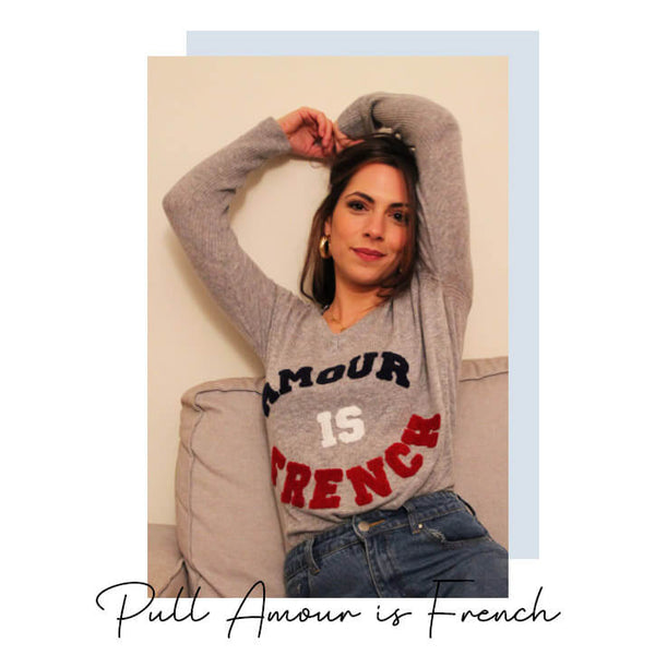 Absolème  pull et gilets en grosse maille cocooning - amour is french