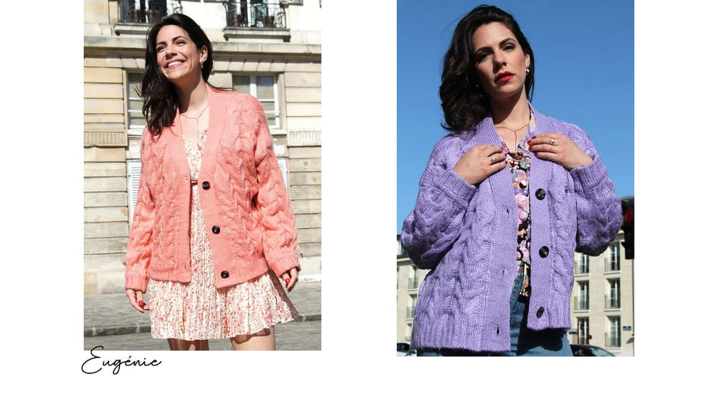 Absolème gilets en maille torsadée tendance