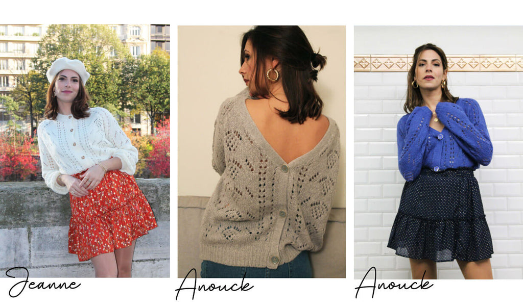 Absolème tendance gilets maille ajourée