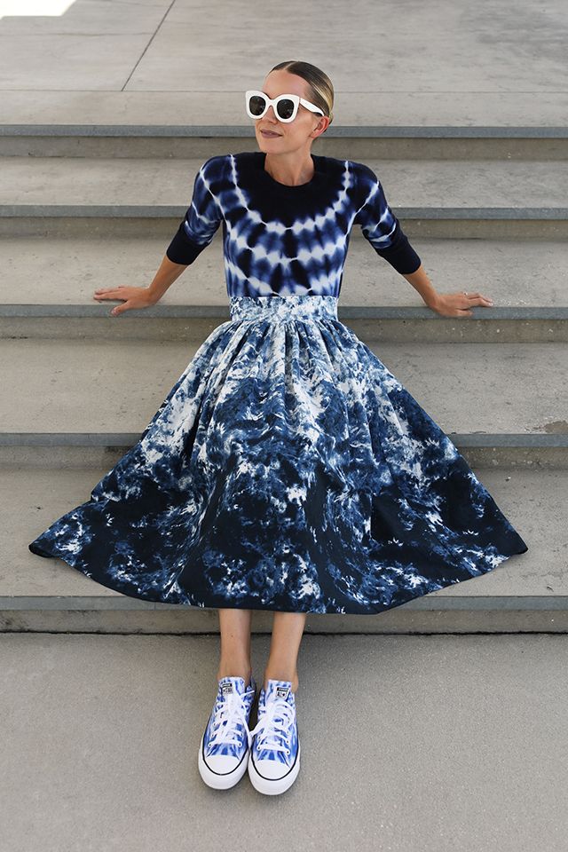 Absolème robe chic tie and dye