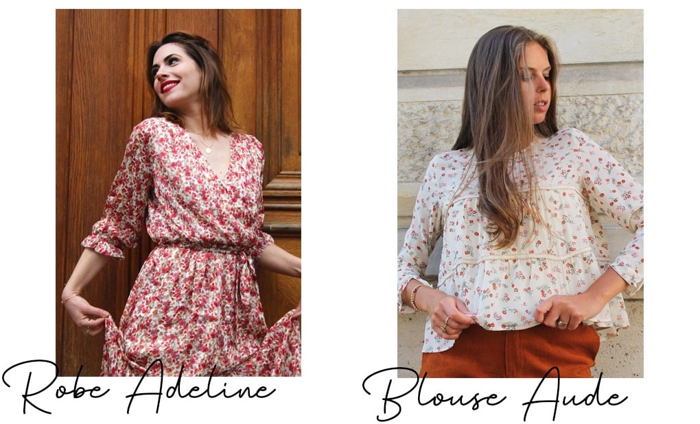 Absolème motif fleuri look bohème