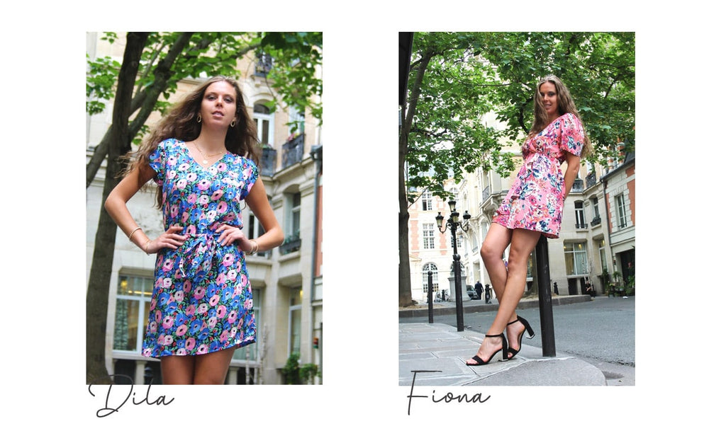 Absolème tendance mode motif fleuri